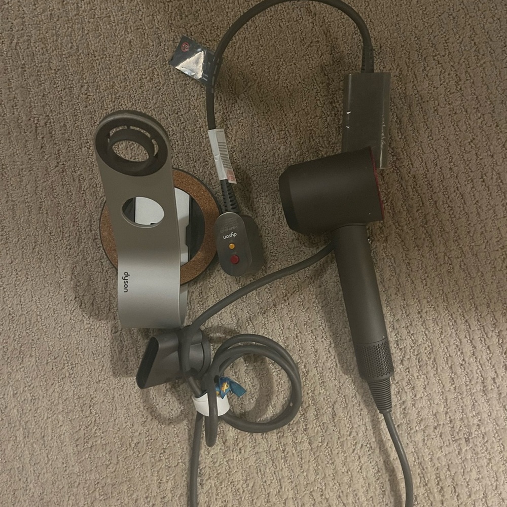 Dyson Black Hair Dryer with Stand